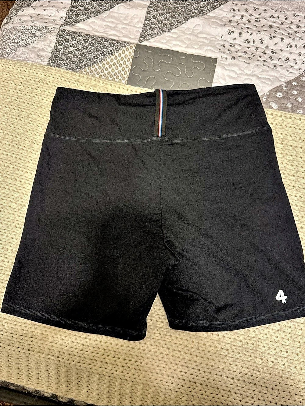 Fourlaps Interval Short Athletic Shorts in Black Size 4 Like New